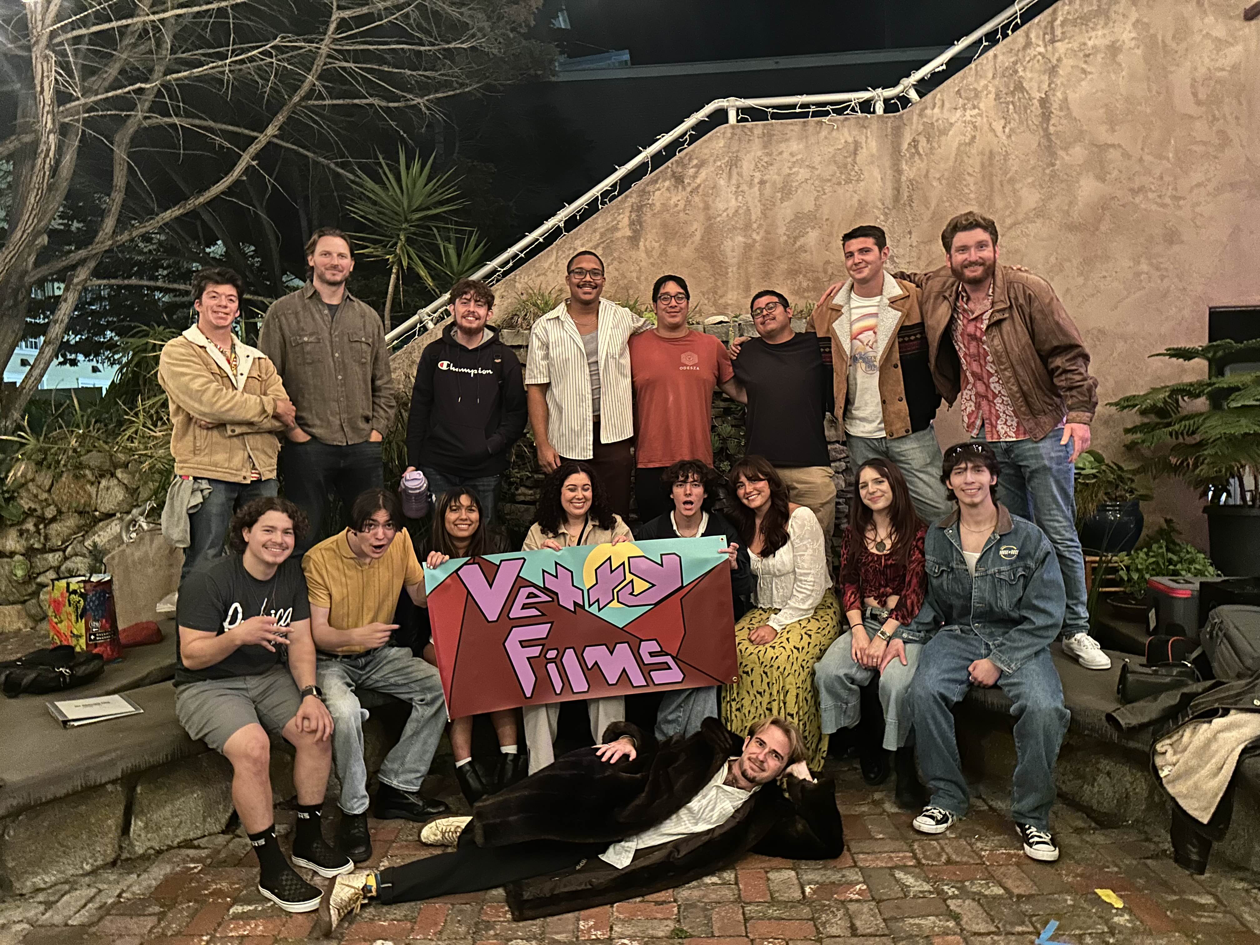 The crew of My Darling Ems pose for a group photo